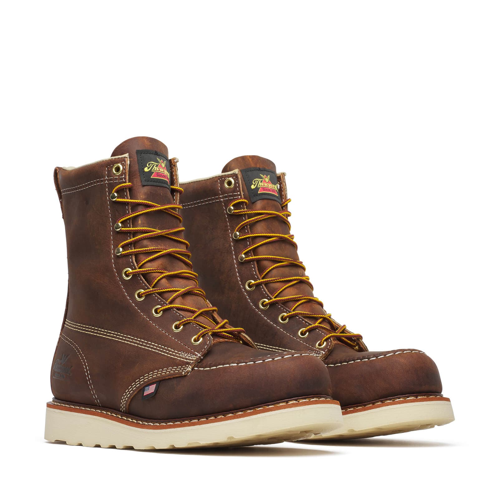 Thorogood American Heritage 8″ Trail Crazy Horse Safety Toe - Men's