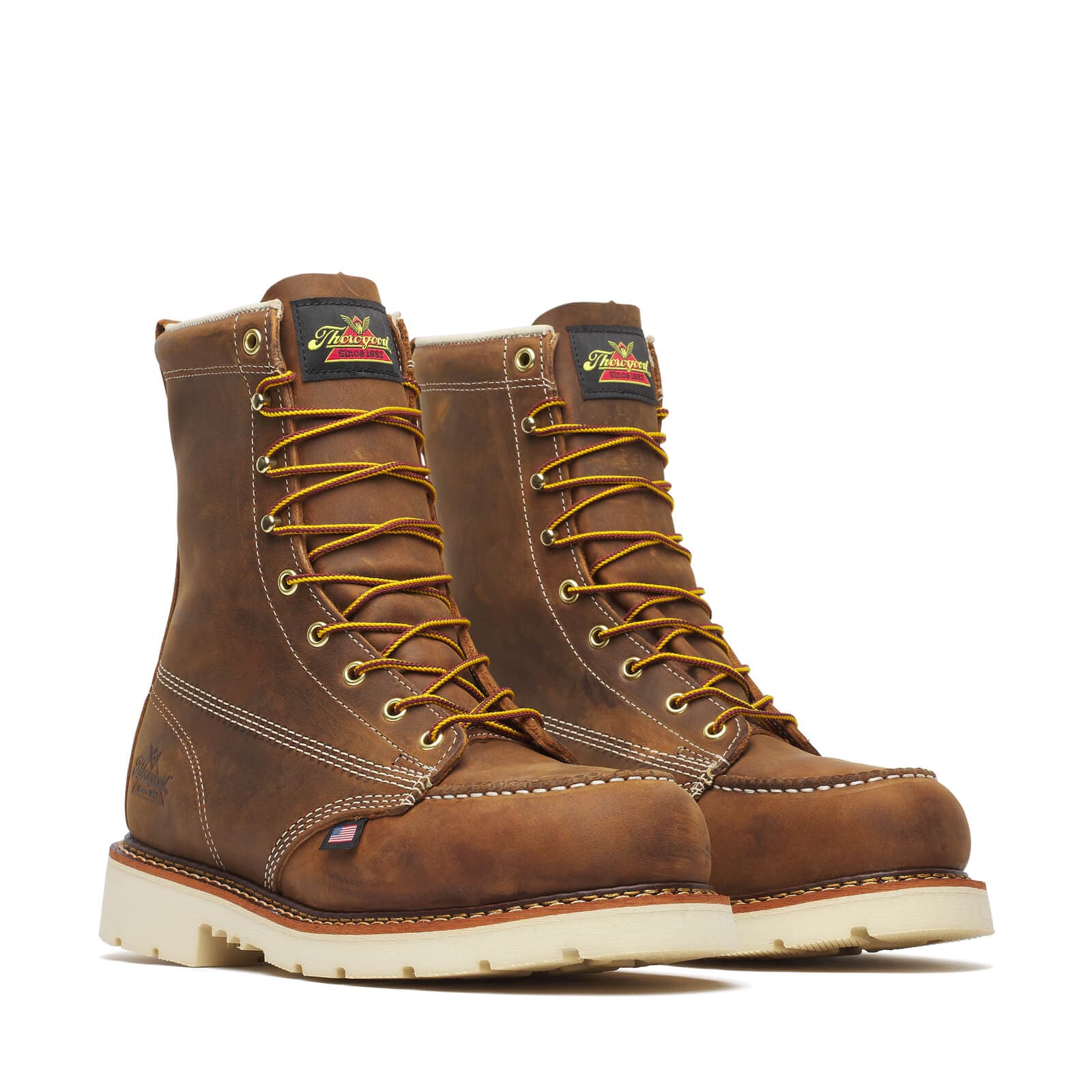 Thorogood American Heritage 8″ Trail Crazy Horse Safety Toe - Men's