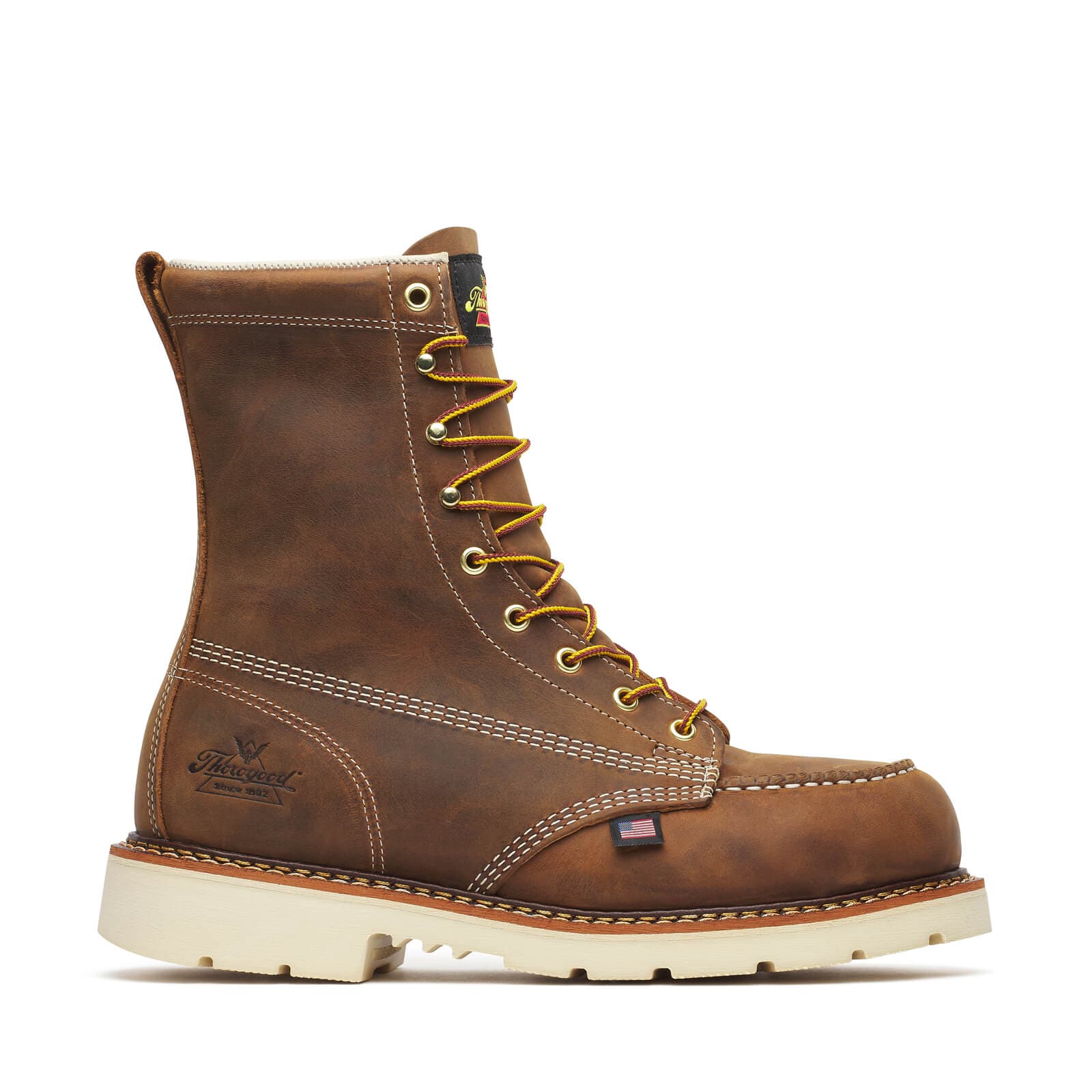 Thorogood American Heritage 8″ Trail Crazy Horse Safety Toe - Men's - Image 2