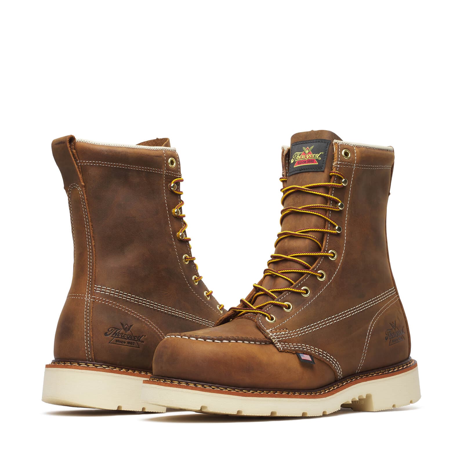 Thorogood American Heritage 8″ Trail Crazy Horse Safety Toe - Men's - Image 3