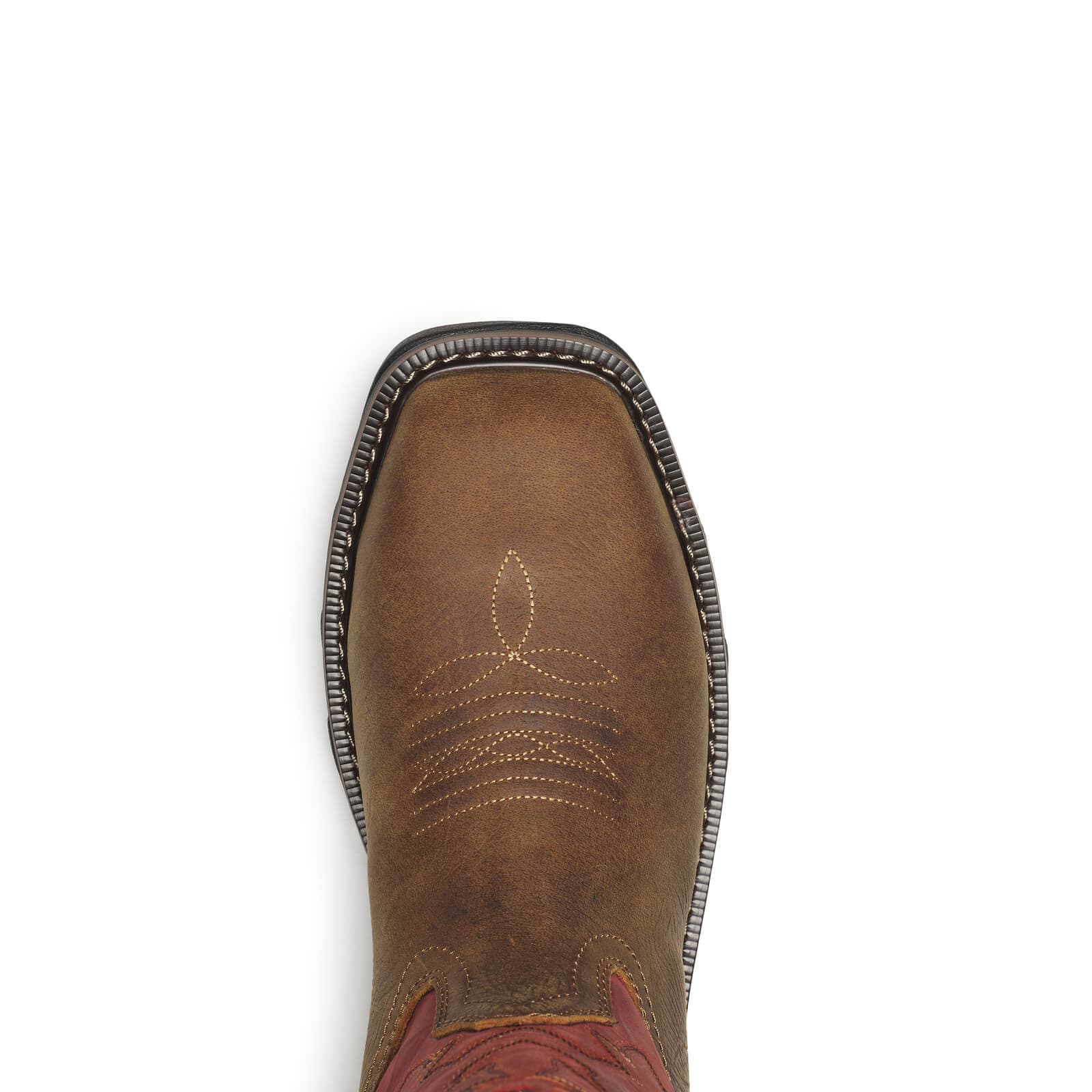Thorogood Buffalo Ridge WP 11″ Brown/Scarlet Nano Sq Toe - Men's - Image 6