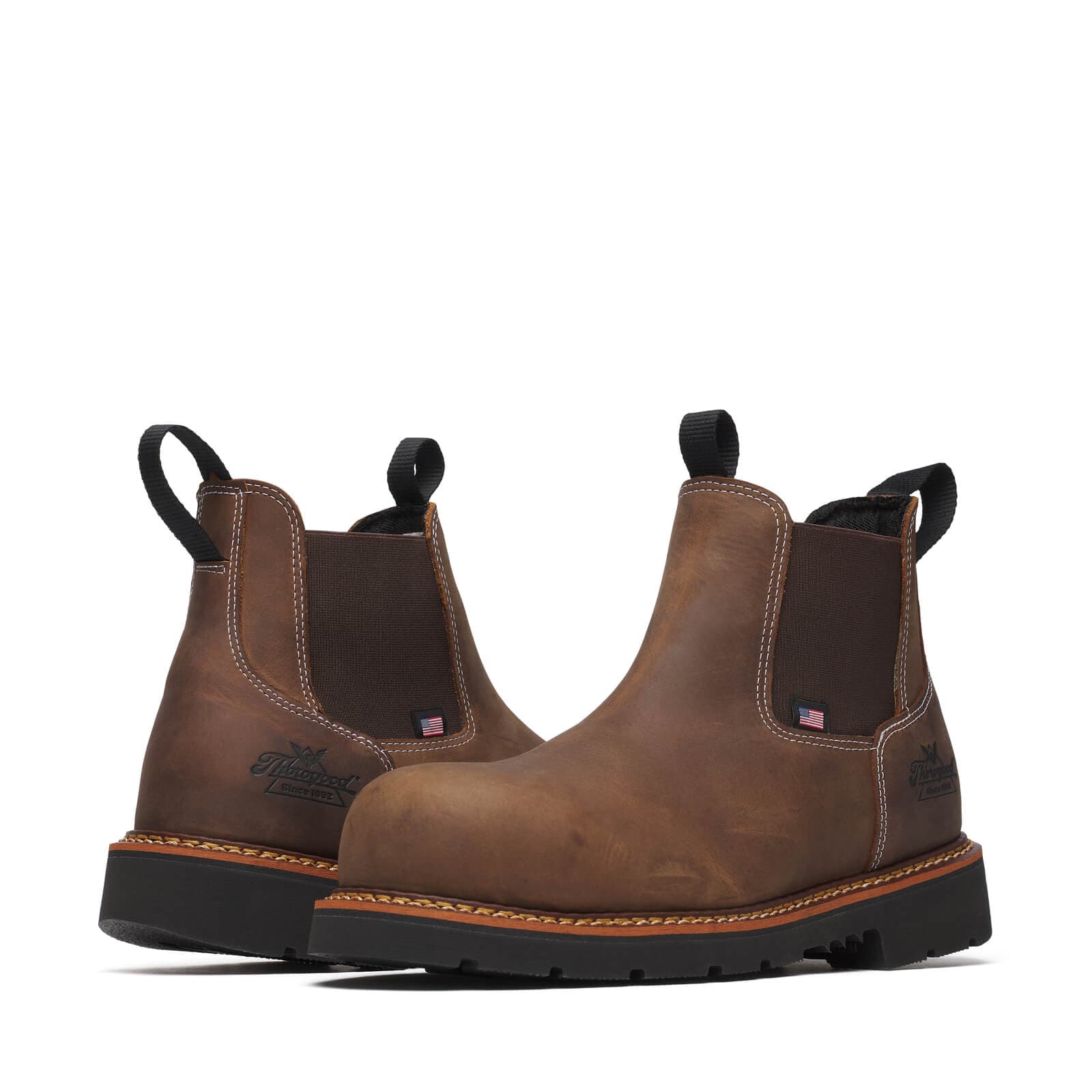 Thorogood Chelsea Crazy Horse Nano Round Toe - Men's - Image 3