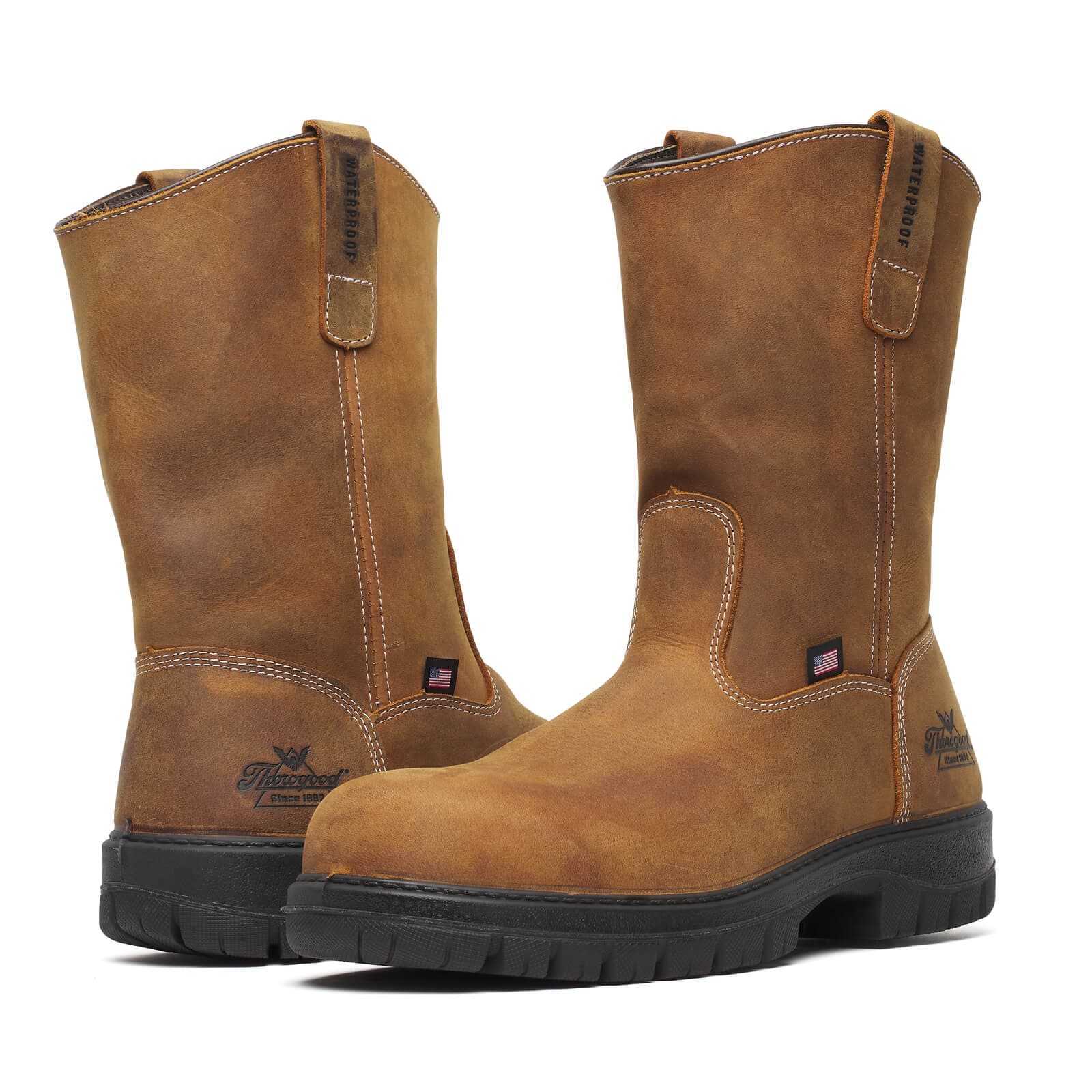 Thorogood Genesis Series 11″ Chestnut Nano Safety Toe Waterproof - Men's - Image 3