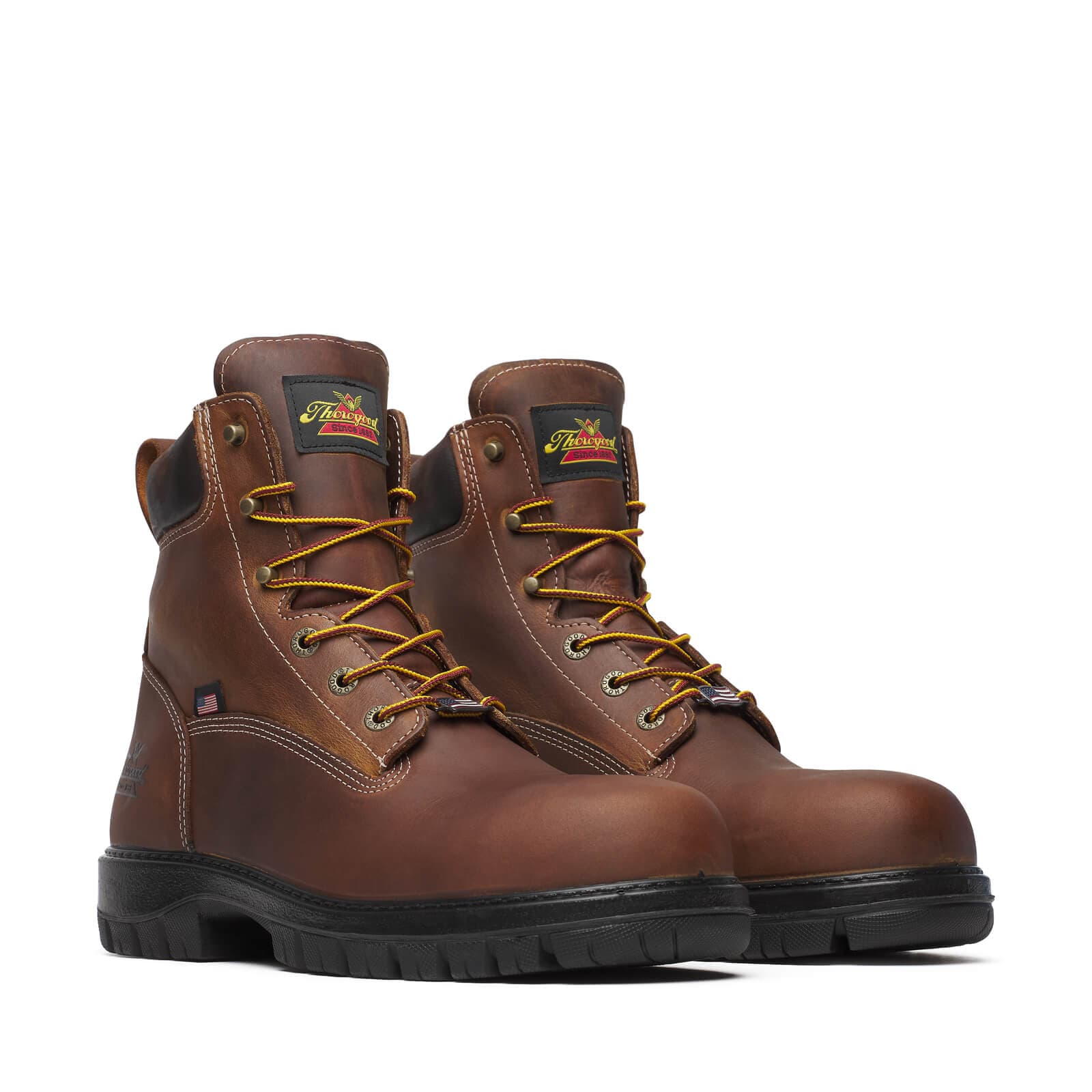 Thorogood Genesis Series 6″ Bourbon Nano Round Toe - Men's
