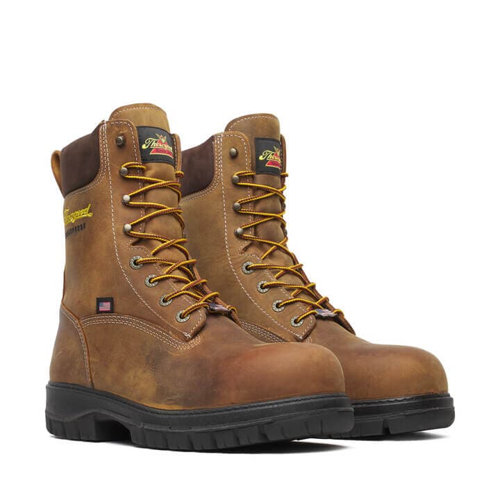 Thorogood Genesis Series 8″ Chestnut Nano Safety Toe Waterproof - Men's - Image 2