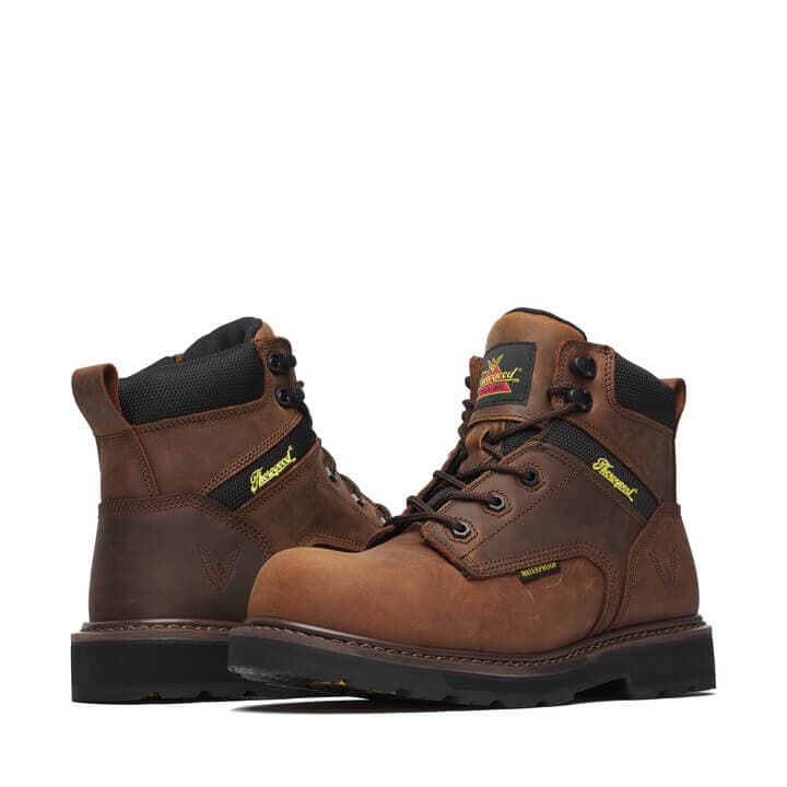 Thorogood Jobsite Series 6″ Crazy Horse Waterproof Safety Toe - Men's - Image 3