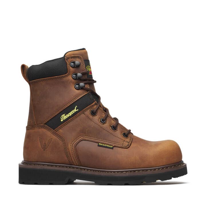 Thorogood Jobsite Series 8″ Crazy Horse Waterproof Safety Toe - Men's - Image 2