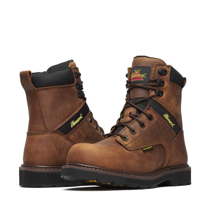 Thorogood Jobsite Series 8″ Crazy Horse Waterproof Safety Toe - Men's - Image 3