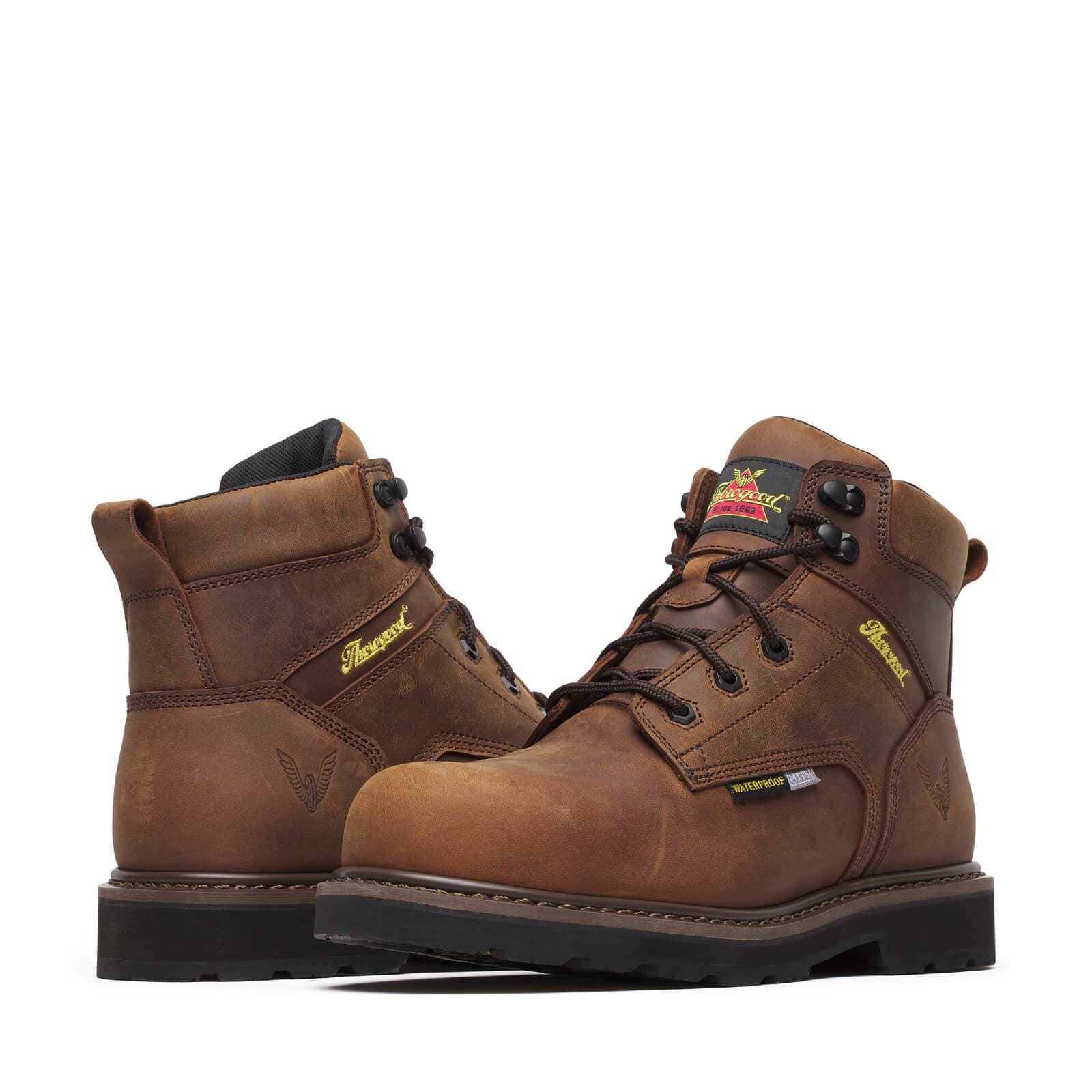 Thorogood Jobsite Series WP 6″ Crazy Horse Comp Round Toe - Men's - Image 2