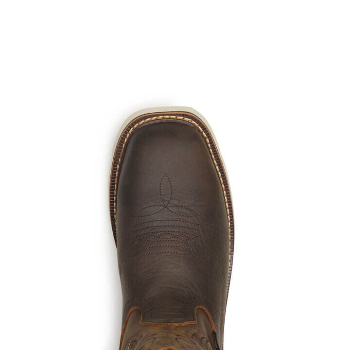 Thorogood Square Toe Wellington Pebble Bottom/Crazy Horse Upper 11″ Safety Toe - Men's - Image 6