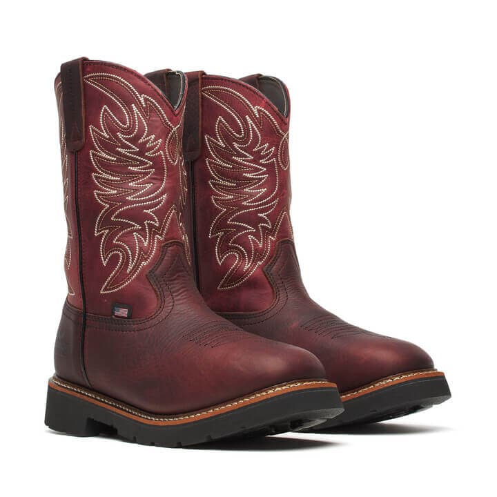 Thorogood Western Work 11" Waterproof Chili/Crimson- Men's