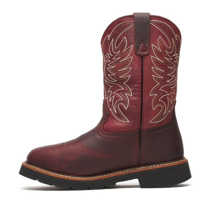 Thorogood Western Work 11" Waterproof Chili/Crimson- Men's - Image 5