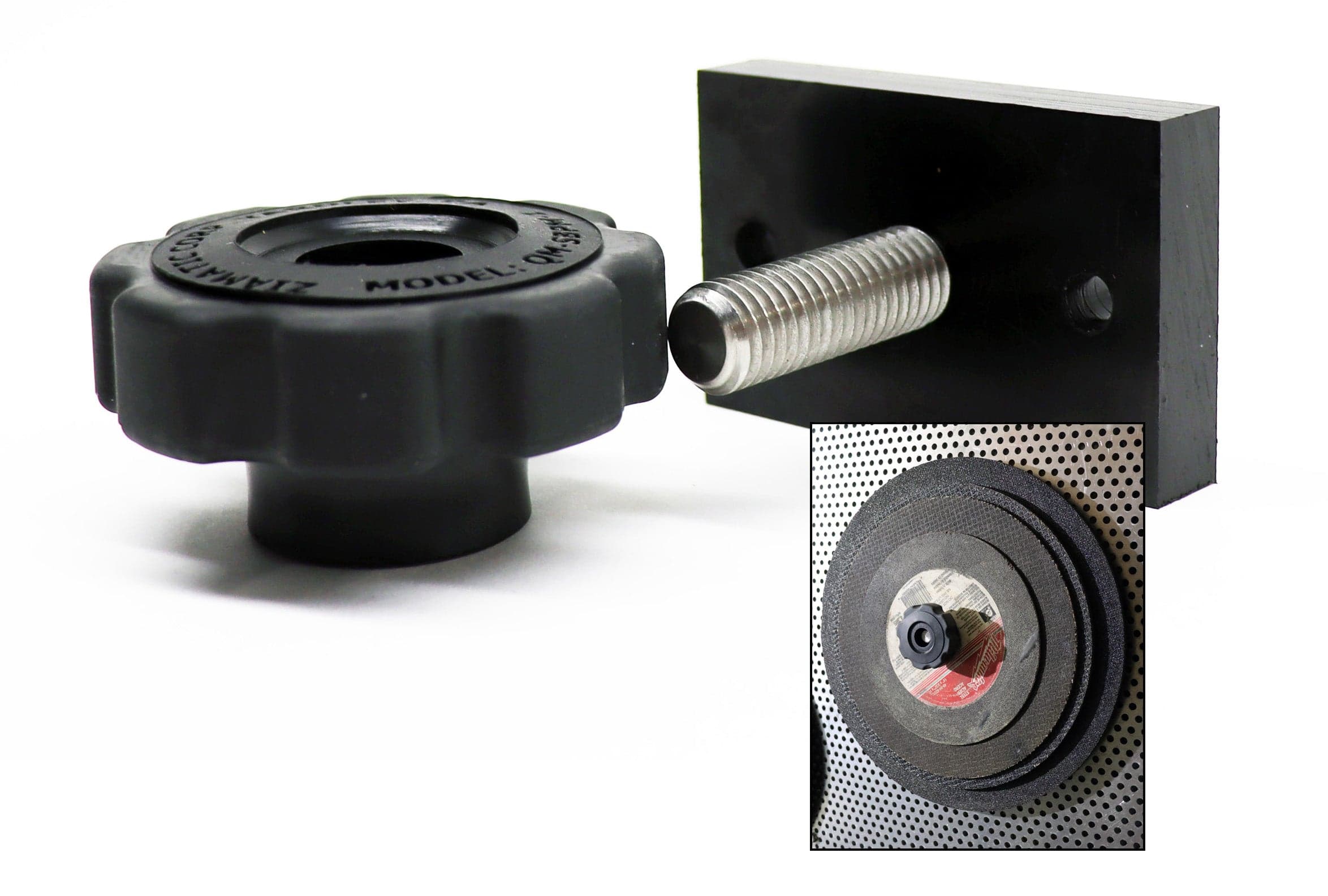 Ziamatic Corrosion-Resistant Saw Blade Post Mount - 1/2" Dia.