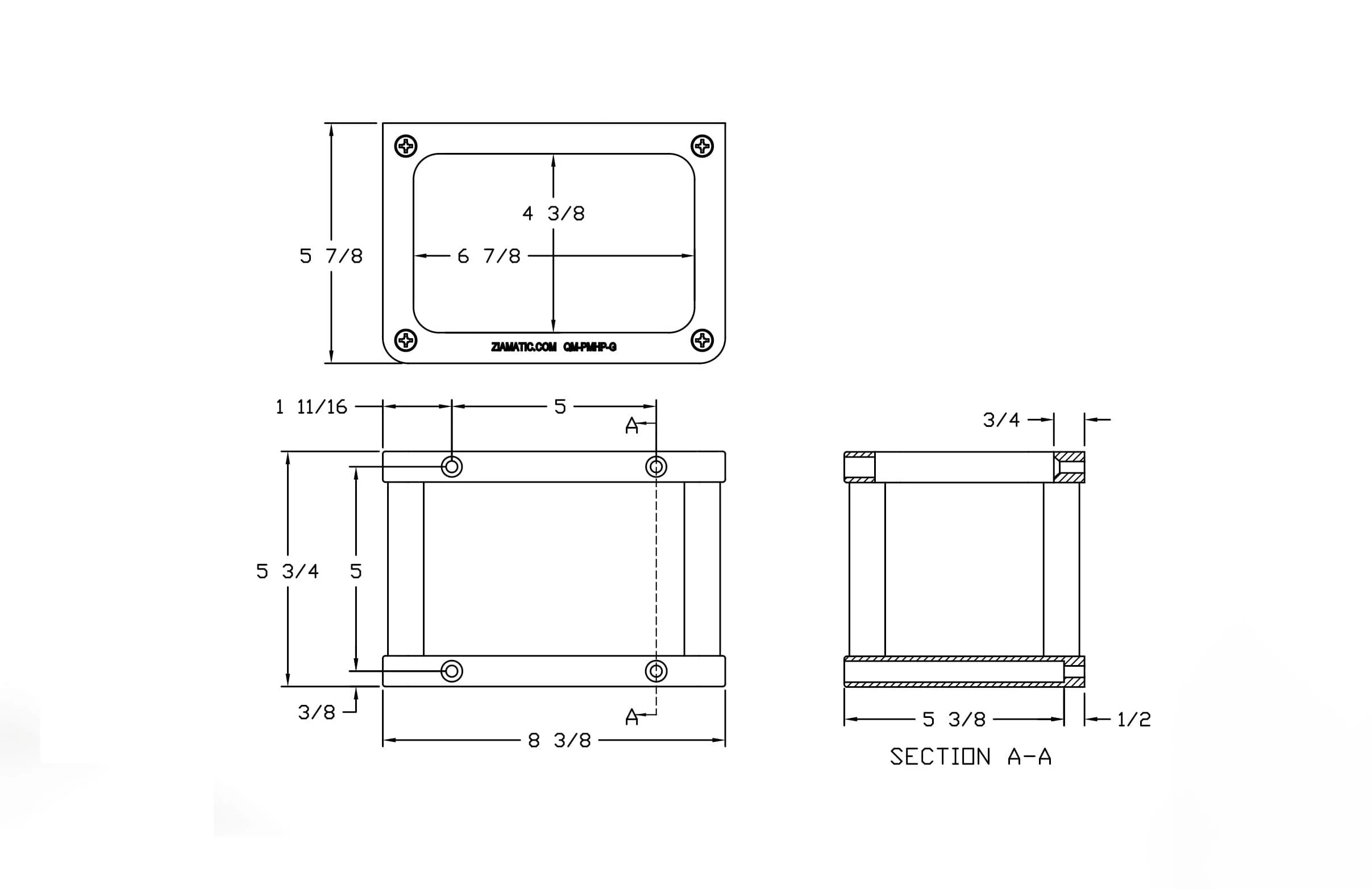 Ziamatic GALLON PREMIX HOLDER - BLACK PLASTIC - Image 3