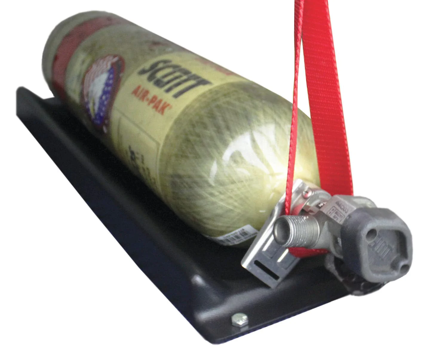 Ziamatic Plastic Air Cylinder & Extinguisher Cradle with Valve Strap