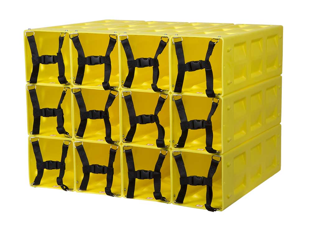 Ziamatic Plastic QUIC-STORAGE Rack - Yellow - Image 4